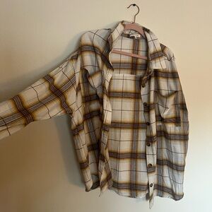 Oversized flannel from forever21